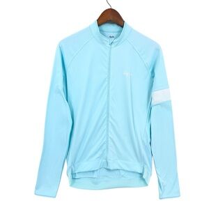 RAPHA Core Thermal Long Sleeve Jersey Cycling Bike Light Blue